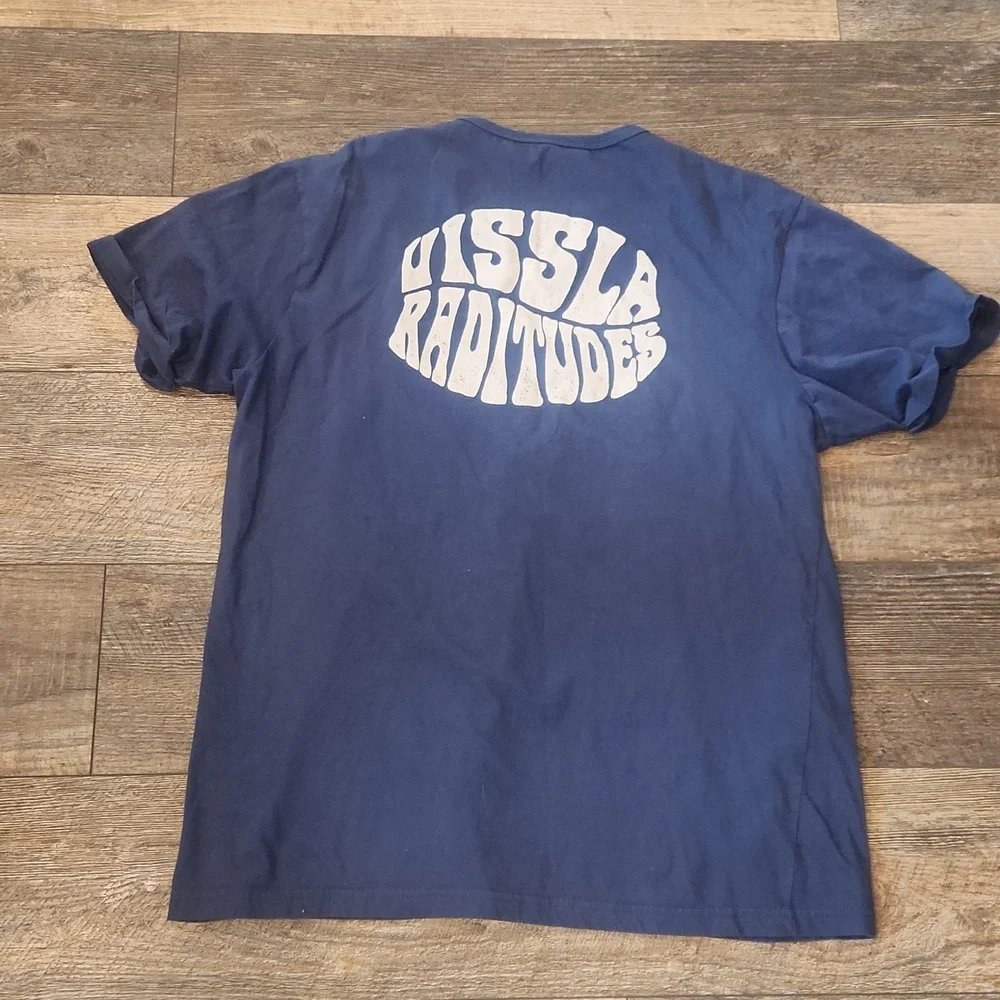 Vissla Men's Blue T-Shirt In Vintage Wash - Picture 4 of 5